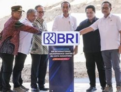 Presiden Jokowi Hadiri Groundbreaking BRI IMC di IKN