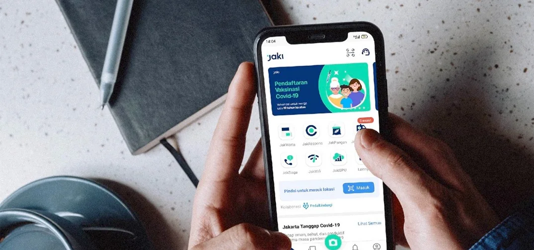 Aplikasi Jakarta Kini (JAKI) merupakan super-app Jakarta yang menyediakan layanan satu pintu untuk membantu keseharian warga. Foto: jakarta.go.id