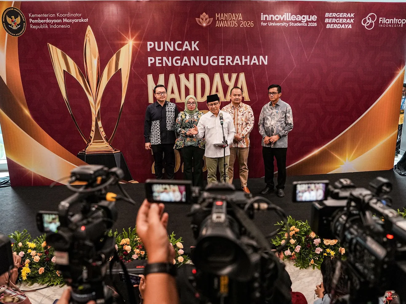 Kemenko Bidang Pemberdayaan Masyarakat menggelar Anugerah Mandaya Awards dan Innovillague 2026 yang mempertemukan pemerintah daerah, desa, perguruan tinggi, pesantren, dunia usaha, lembaga filantropi, dan mahasiswa. Foto: Istimewa untuk kabarjakarta.com