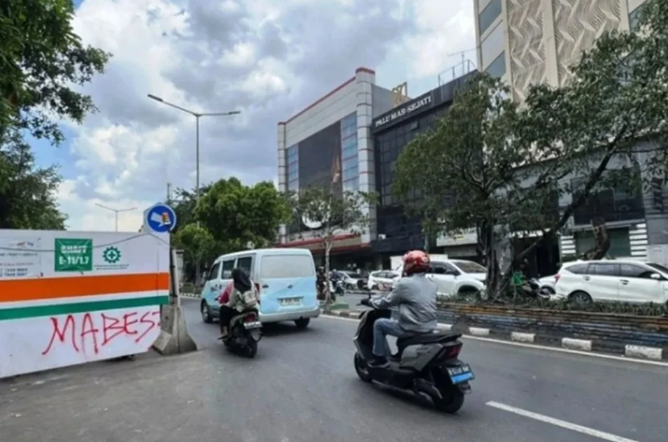 Ilustrasi - Rekayasa lalu lintas di Mangga Besar, Tamansari, Jakarta Barat. Foto: Pemkot Jakbar