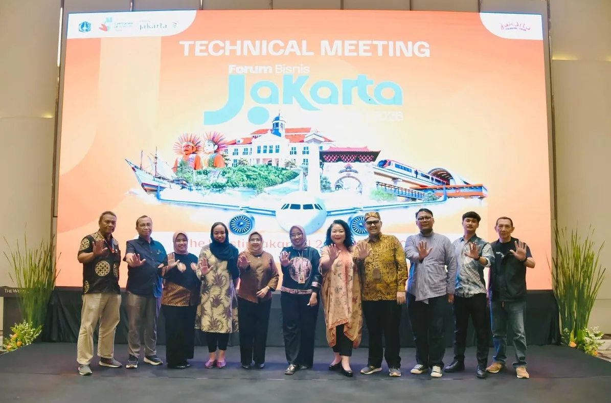 Disparekraf DKI Jakarta mematangkan penyelenggaraan Forum Bisnis Jakarta Travel Fair (JTF) 2026 yang dijadwalkan berlangsung di 4 kota di Indonesia, yaitu Medan, Balikpapan, Makassar, dan Padang, dari akhir Oktober sampai November. Foto: Disparekraf DKI