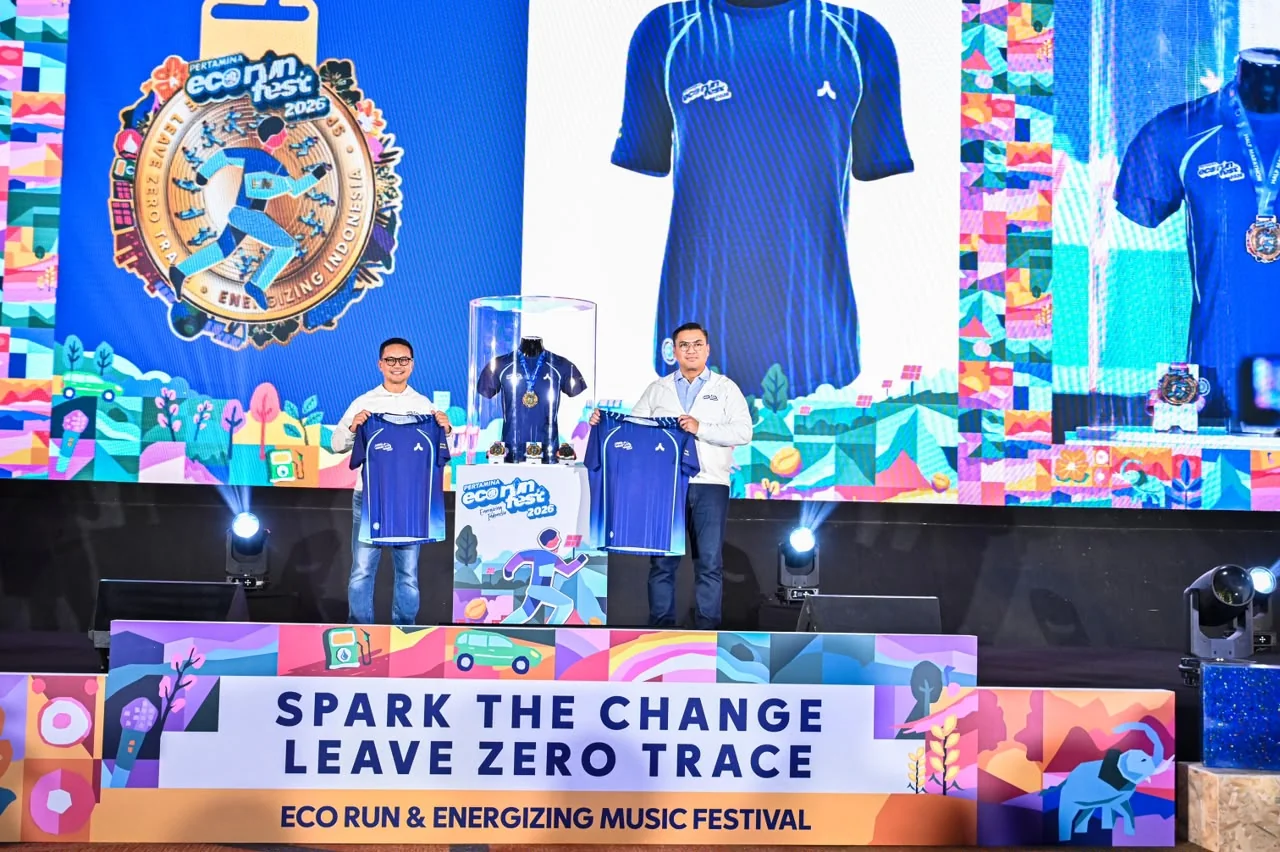 Foto - Dari Limbah Plastik dan Tekstil, Ini Eco Jersey Pertamina Eco RunFest 2026. Foto: Pertamina