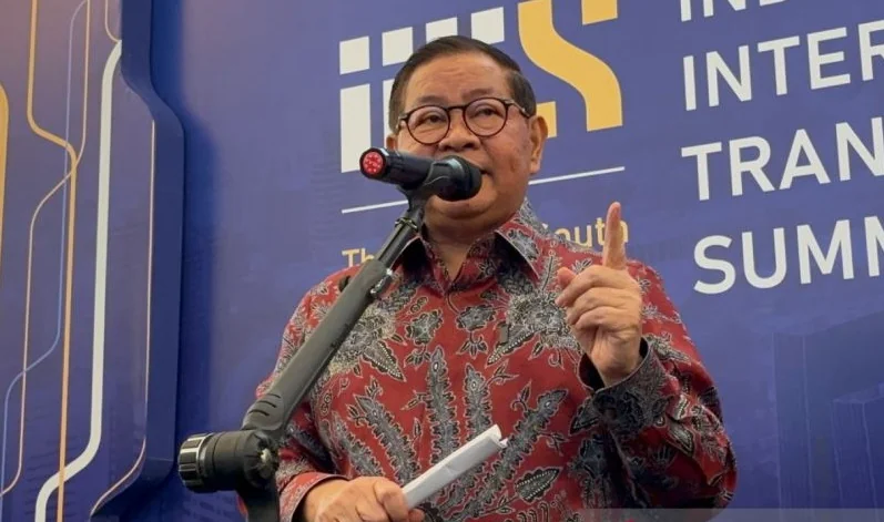 Gubernur DKI Jakarta Pramono Anung memberikan keterangan di kawasan Jakarta Selatan, Kamis (20/8/2026). Foto: ANTARA