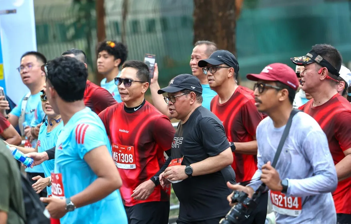Gubernur DKI Jakarta, Pramono Anung, mengapresiasi kualitas penyelenggaraan JRF 2026 yang memberikan kesan positif, serta dapat menjadi contoh bagi penyelenggaraan ajang lari di Indonesia. Foto: Pemprov DKI