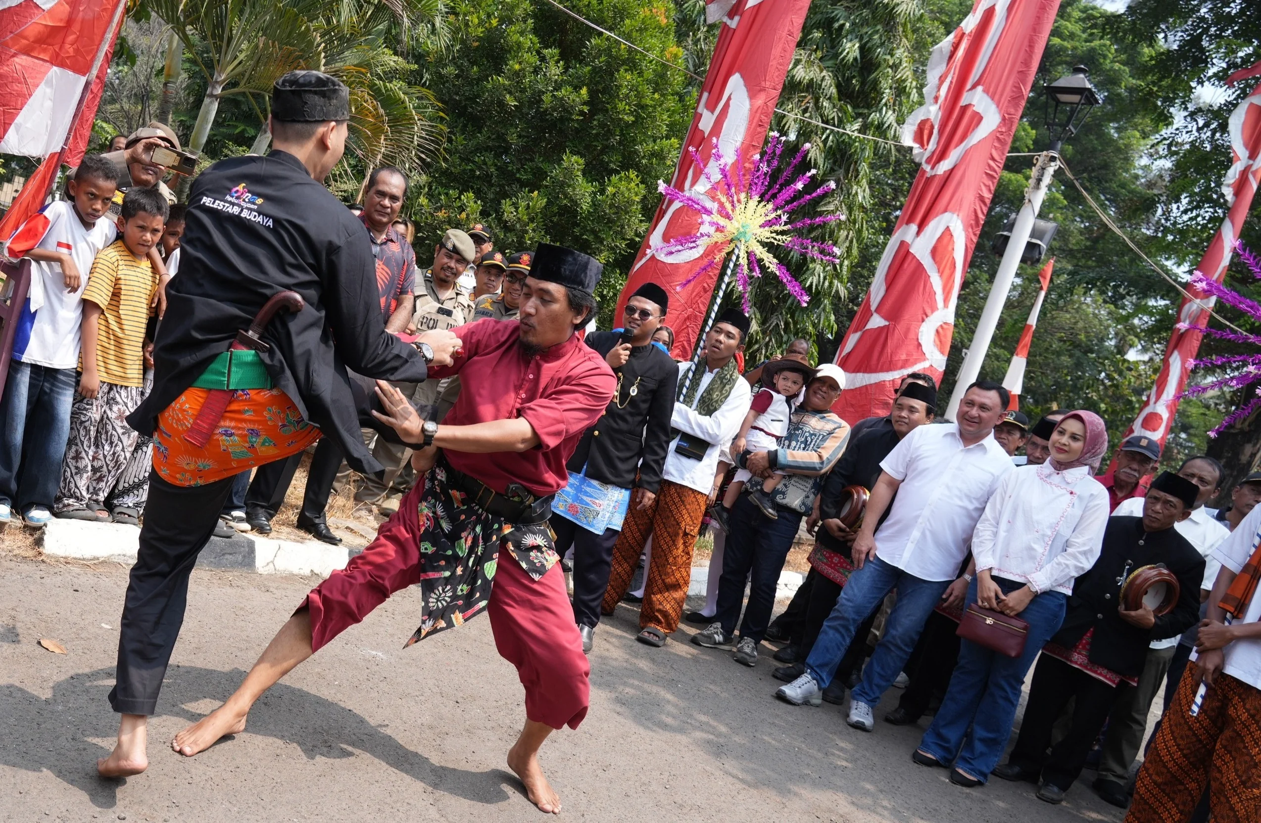 Festival Kampung Tugu yang digelar di kawasan Kampung Tugu, Koja, Jakarta Utara yang bertepatan dengan HUT ke-279 Gedung Gereja Tugu di Jakarta, Minggu (23/8/2026). Foto: Pemkot Jakut