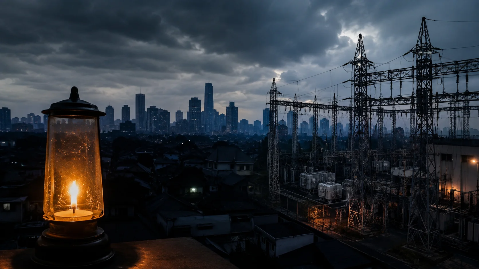 Ilustrasi AI -Pemadaman listrik akibat gangguan suplai listrik dari Gardu Induk Gandul menuju Cirendeu pada pukul 04.59 WIB. Foto: kabarjakarta.com