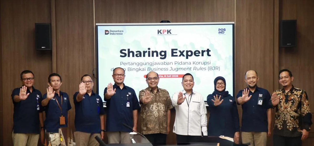 Pos Indonesia memperkuat penerapan GCG dan budaya antikorupsi melalui Sharing Expert bersama KPK untuk meningkatkan integritas, mitigasi risiko hukum, dan implementasi SMAP ISO 37001. (Foto: Dok PLN)