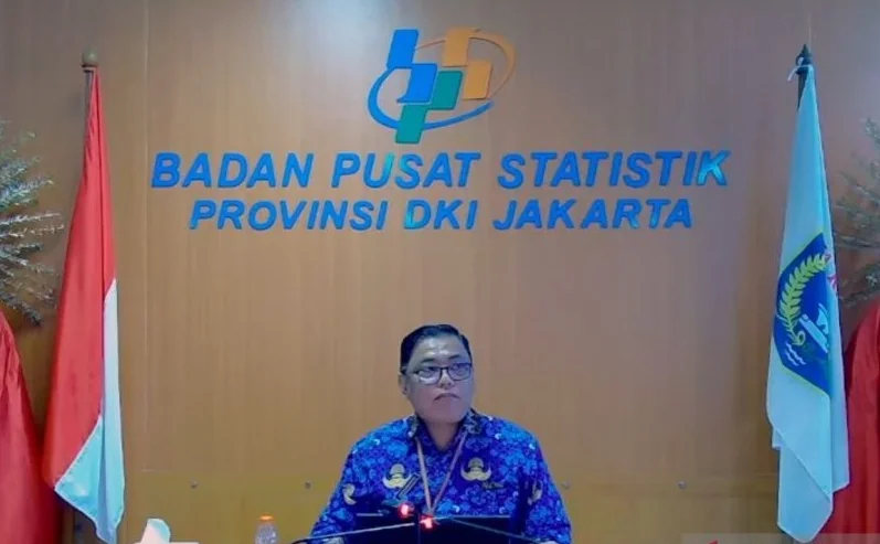 Tangkapan layar - Kepala Badan Pusat Statistik (BPS) DKI Jakarta Kadarmanto di Jakarta, Kamis (1/10/2026). Foto: ANTARA