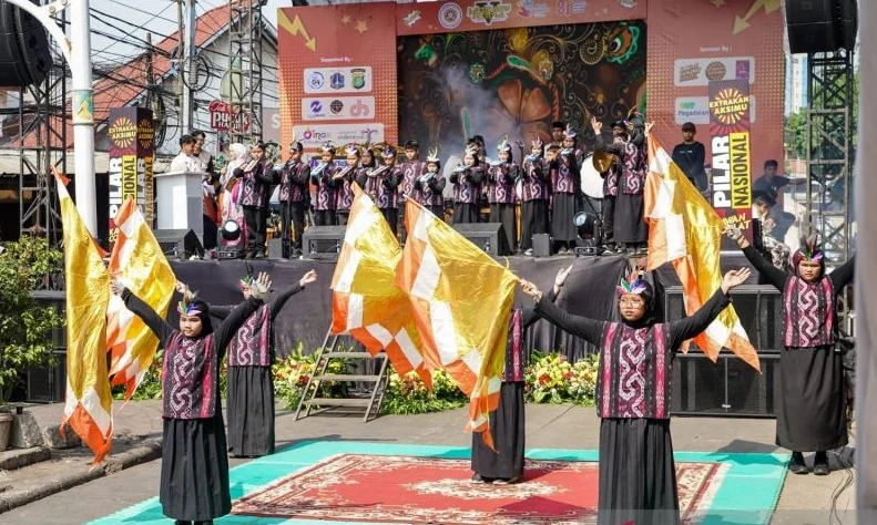 Seremoni pembukaan Jati Baru Festival Vol. 5 tahun 2026 di Jakarta, Sabtu (29/8/2026). Foto: Pemkot Jakpus