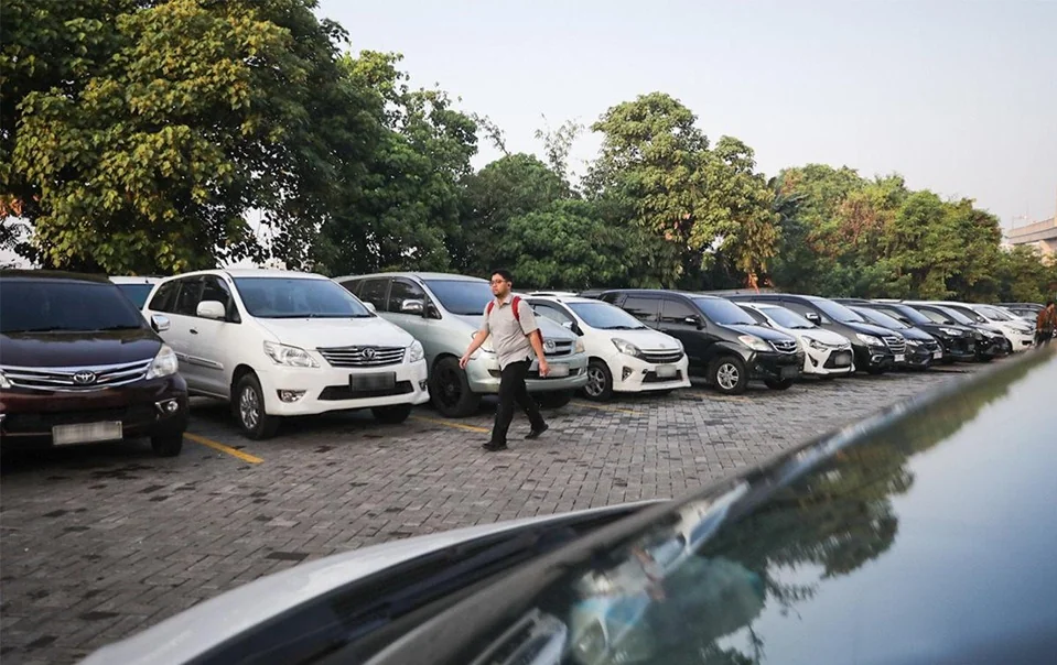 Pomen perayaan HUT RI, Pempriov DKI menyediakan 21 lokasi parkir di Sekitar Monas hingga Dukuh Atas. Foto: Berita Jakarta