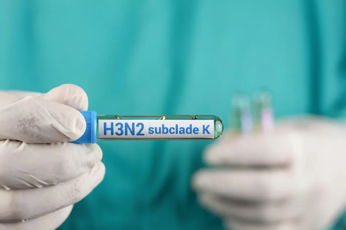 Ilustrasi sampel influenza A(H3N2) subclade K. Foto: Kementerian Kesehatan