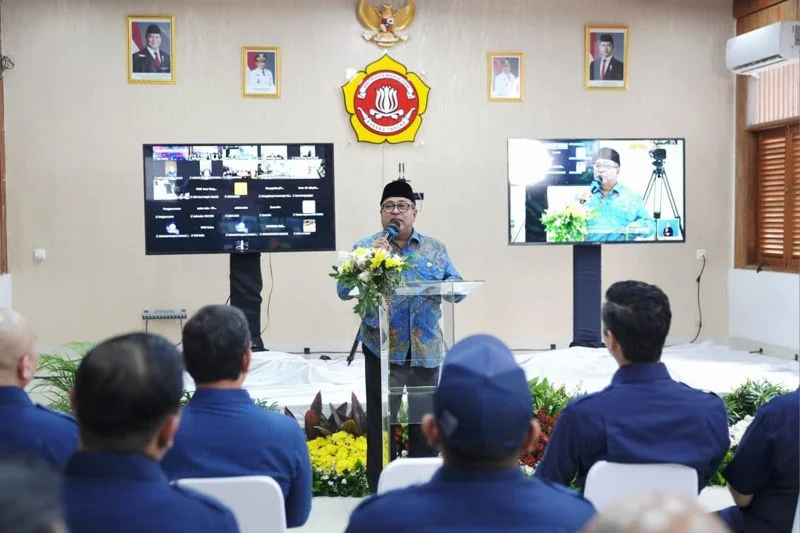 Wakil Gubernur DKI Jakarta, Rano Karno Rano saat menghadiri peringatan Hari Ulang Tahun (HUT) ke-66 Karang Taruna di Sasana Krida Bakti Karang Taruna, Kampung Melayu, Jakarta Selatan, Sabtu (26/9/2026). Foto: Pemprov DKI Jakarta