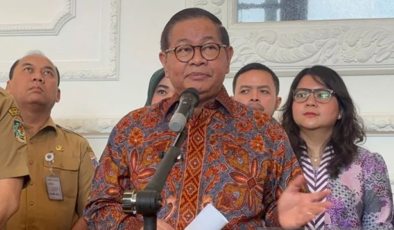Gubernur DKI Jakarta Pramono Anung dalam kegiatan Capacity Building Penerbitan Obligasi Daerah di Tribrata Hotel & Convention Center, Jalan Darmawangsa Raya, Jakarta Selatan, Selasa (21/7/2026). Foto: ANTARA