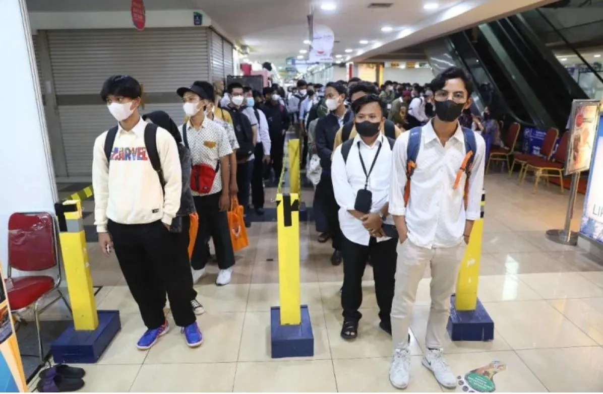 Ilustrasi - Ribuan peserta mengikuti Milenial Job Fair Angkatan Ketiga di Mangga Dua Square, Pademangan, Jakarta Utara pada 1 dan 2 November 2022. Foto: Kominfotik Jakarta Utara