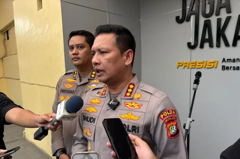 Kabid Humas Polda Metro Jaya Kombes Pol Budi Hermanto saat jumpa pers dengan wartawan di Polda Metro Jaya pada Senin (24/8/2026). Foto: ANTARA