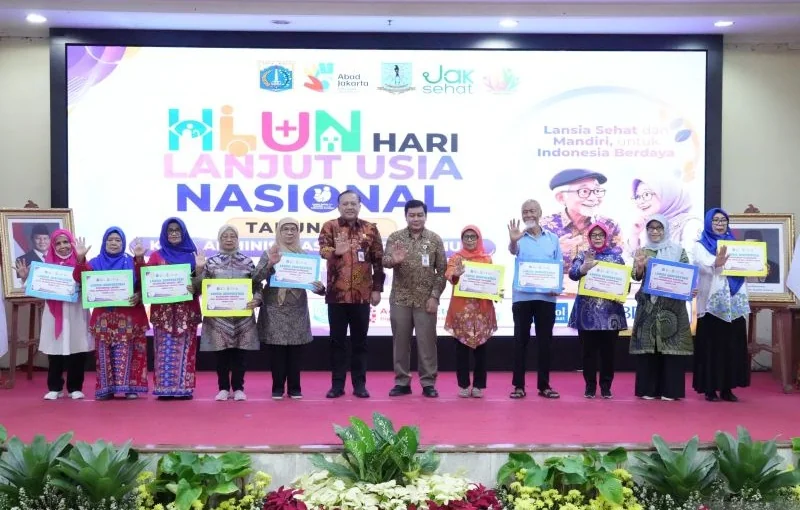 Pemerintah Kota Jakarta Timur menggelar peringatan Hari Lanjut Usia Nasional yang mengusung tema "Gaya Hidup Sehat untuk Lansia Produktif dan Cegah Kepikunan", Kamis (3/9/2026). Foto: Pemerintah Kota Jakarta Timur