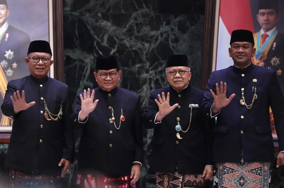 Gubernur DKI Jakarta Pramono Anung dan Ketua Dewan Adat dan Kebudayaan Betawi Fauzi Bowo di Balai Kota, Jakarta, Jumat (28/8/2026). Foto: Pemprov DKI Jakarta.