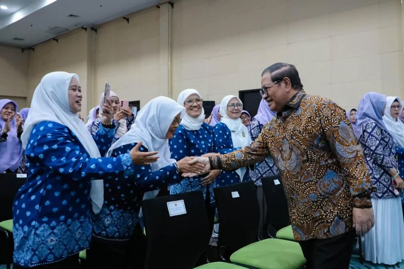 Gubernur DKI Jakarta Pramono Anung menghadiri kegiatan Workshop Nasional Creativity Day for Teachers 2026 di Gedung Dinas Pendidikan DKI Jakarta, Setiabudi, Jakarta Selatan, Kamis (6/8/2026). Foto: Pemprov DKI Jakarta.
