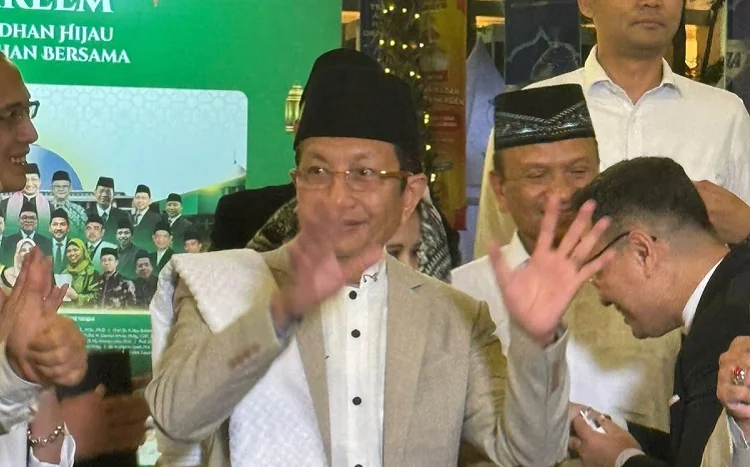 Prof KH Nasaruddin Umar memastikan tidak menyalonkan diri sebagai Ketua Umum PBNU. Dia memilih untuk fokus menjalankan tugas sebagai Menteri Agama. (Foto: Dok Serambimuslim.com)
