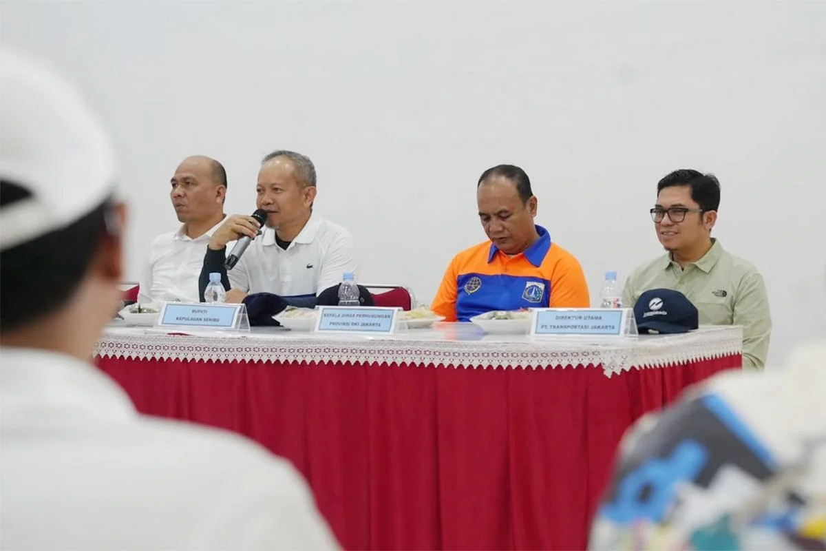 Rencana pengelolaan oleh Transjakarta juga mendapat sambutan positif dari masyarakat Kepulauan Seribu. Foto: Pemkot DKI Jakarta