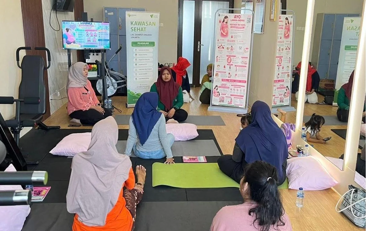 Puskesmas Kecamatan Penjaringan, Jakarta Utara, mengembangkan program kebugaran Penji-Fit untuk memperkuat layanan kesehatan bagi pasien, khususnya ibu hamil. Foto: beritajakarta
