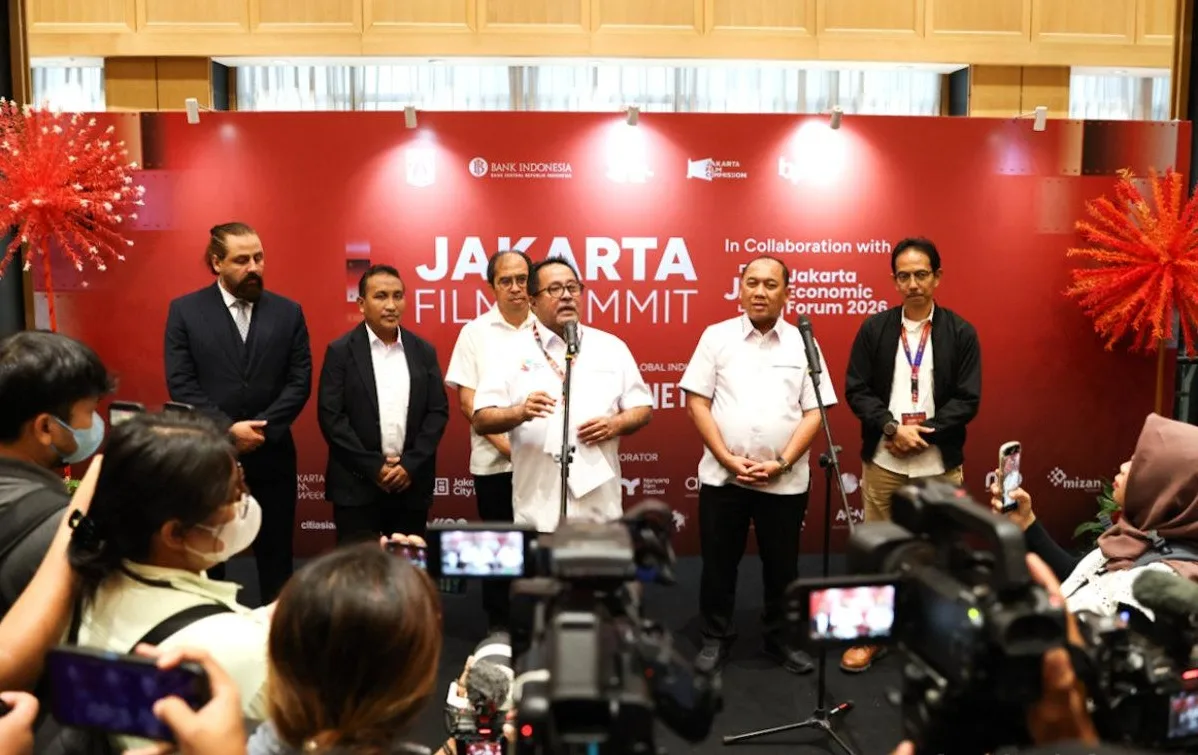 Wakil Gubernur DKI Jakarta, Rano Karno, resmi membuka Jakarta Film Week (JFW) 2026 di CGV Grand Indonesia, Tanah Abang, Jakarta Pusat, Rabu (20/10), mengusung tema ENCOUNTERS. Foto: Pemprov DKI