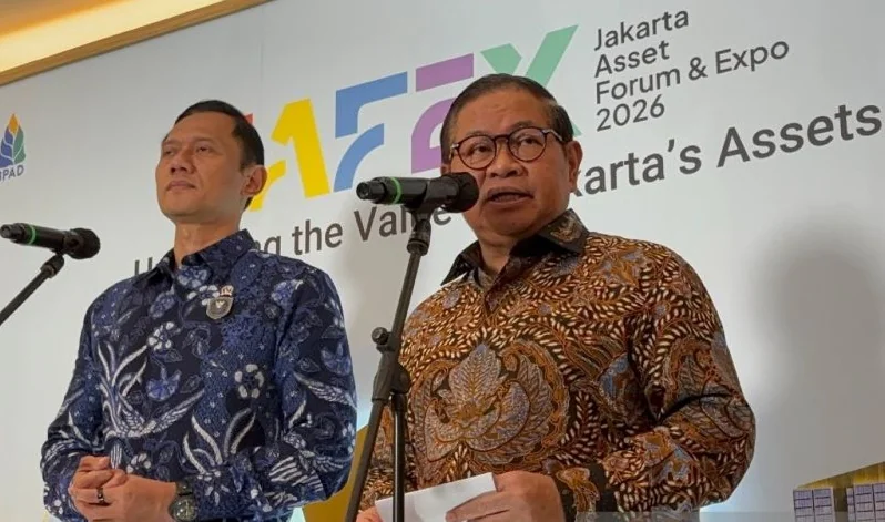 Gubernur DKI Jakarta Pramono Anung saat di kawasan Rasuna Said, Jakarta Selatan, Selasa (11/8/2026). Foto: ANTARA