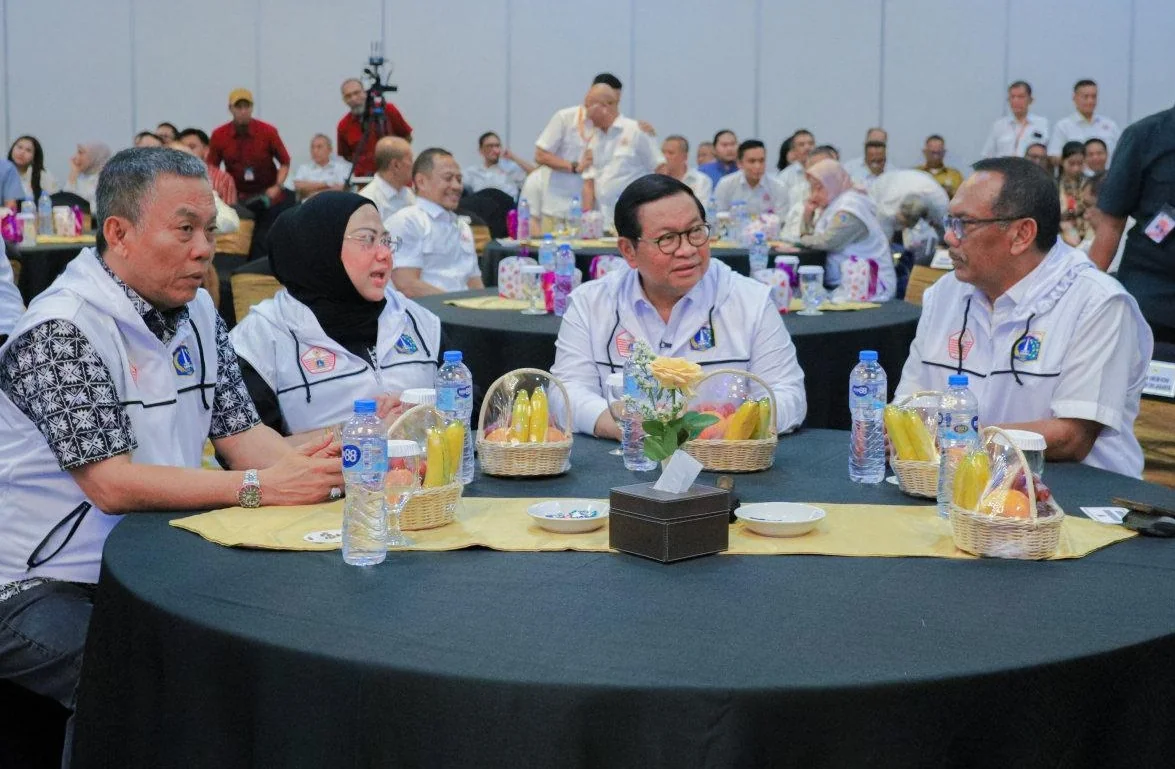 Dalam upaya mengawal dan mendongkrak kejayaan olahraga, Komite Olahraga Nasional Indonesia (KONi) DKI Jakarta, Rabu (7/10), menggelar gathering di Tavia Heritage Hotel, Cempaka Putih, Jakarta Pusat. Foto: Pemprov DKI