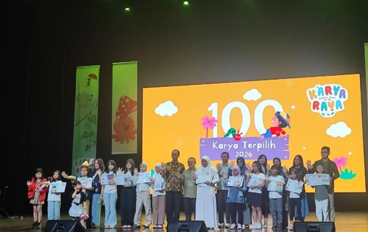 Pelaksanaan Karya Raya Tahun 2026 menghasilkan sebanyak 2.053 buku yang dibuat oleh tidak hanya anak-anak dari Jakarta, tapi juga provinsi lain di Indonesia. Foto: beritajakarta