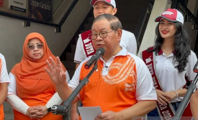 Gubernur DKI Jakarta Pramono Anung Wibowo di sebuah acara di Jakarta Selatan, Senin (31/8/2026). Foto: ANTARA