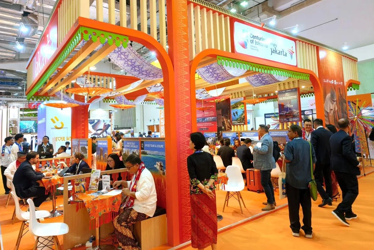 Disparekraf Provinsi DKI Jakarta berpartisipasi dalam pameran dagang business-to-business (B2B) sektor pariwisata, ITB Asia 2026, yang diselenggarakan di Marina Bay Sands Expo & Convention Centre, Singapura, pada 21–23 Oktober 2026. Foto: Disparekraf DKI