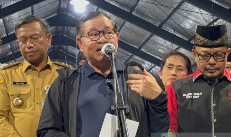 Gubernur DKI Jakarta Pramono Anung saat dijumpai di Lokbin Pasar Ikan Kramat Jati, Selasa (1/9/2026). Foto: ANTARA