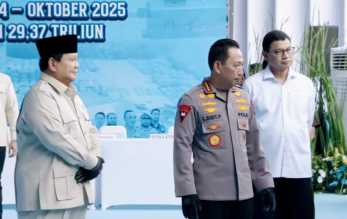 Prabowo Saksikan 214,84 Ton Narkoba Dimusnahkan, Sinergi Polri-BPOM-BNN Wujudkan Indonesia Emas 2045
