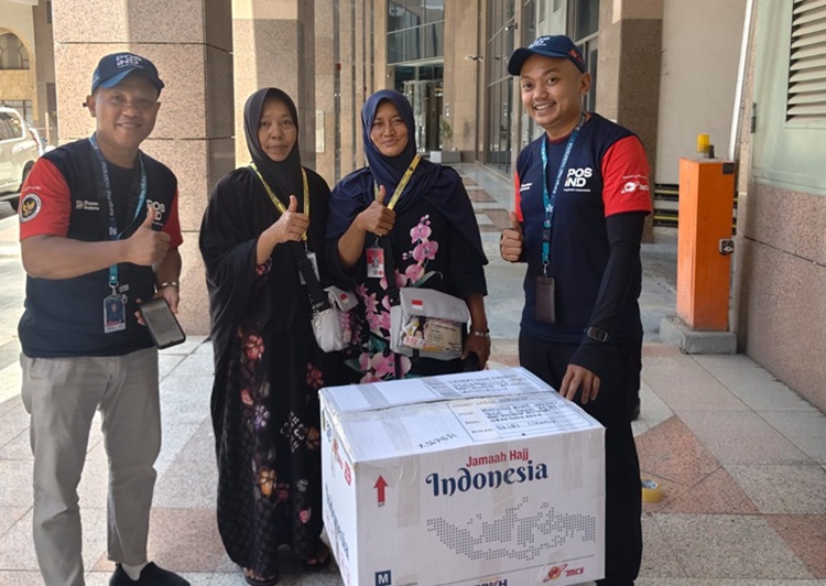 PT Pos Indonesia Kelola 266,8 Ton Kargo Haji 2026