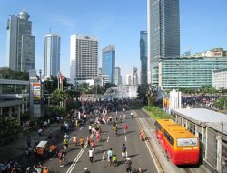 Shuttle Transjakarta 15ST Hadir Saat CFD, Tarif Rp1 Khusus Peluncuran