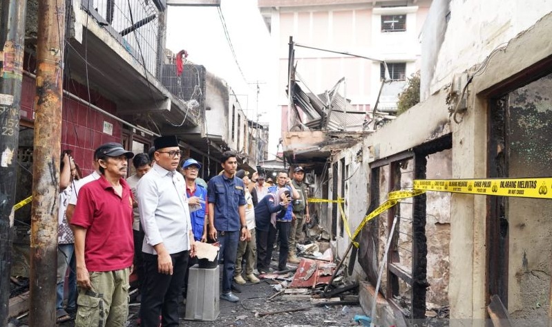 Saat Rumah Terbakar, Pemkot Jakpus Pastikan Anak Tetap Sekolah dan Warga Dapat Layanan Dasar