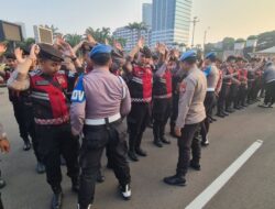 18.504 Personel Dikerahkan Layani Aksi Unjuk Rasa di Jakarta Pusat