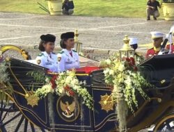 Kereta Garuda Prabayaksa Melintas, Bendera Pusaka Diarak dari Monas Menuju Istana